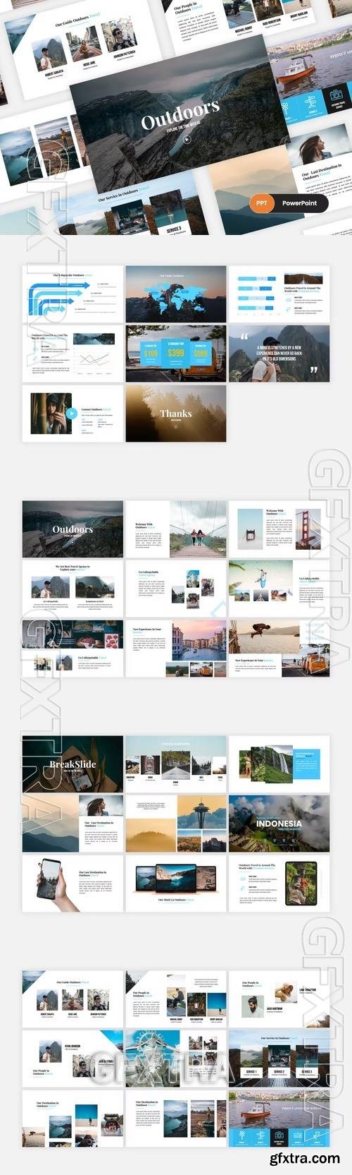 Outdoors - Travel Agency PowerPoint Template