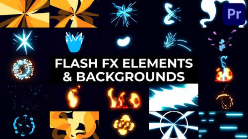 Videohive - Flash FX Elements And Backgrounds | Premiere Pro MOGRT - 38709864
