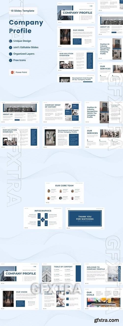 Company Profile Presentation Template - Powerpoint 2D8FMWH