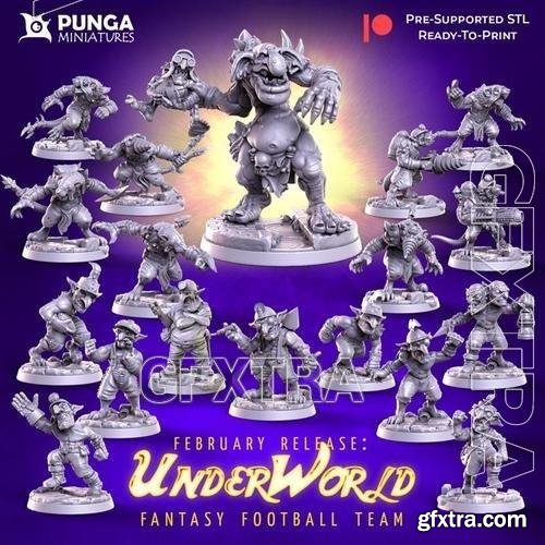 Punga Miniatures - Underworld Team for Fantasy Football February 2021 3D