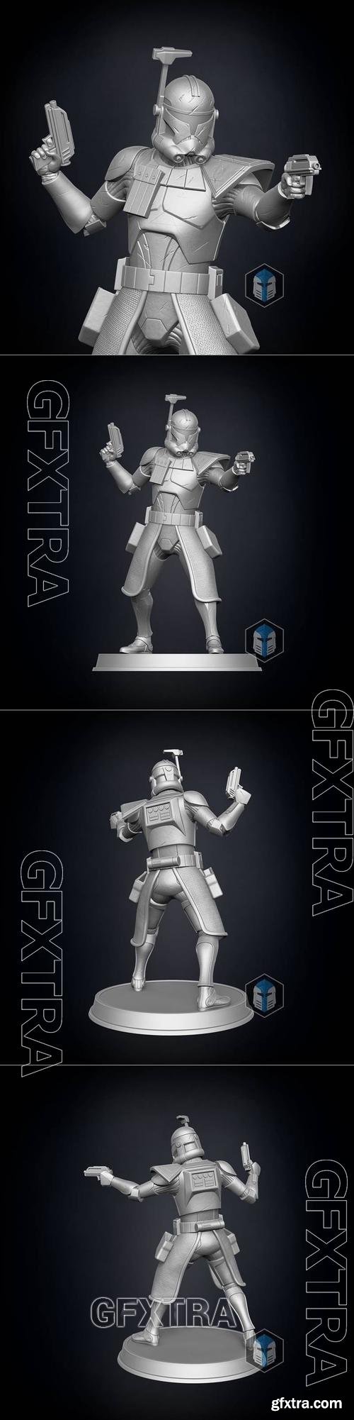 Captain Rex Figurine - Guardian 3D