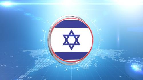 Videohive - Israel Flag Transition - 38758574