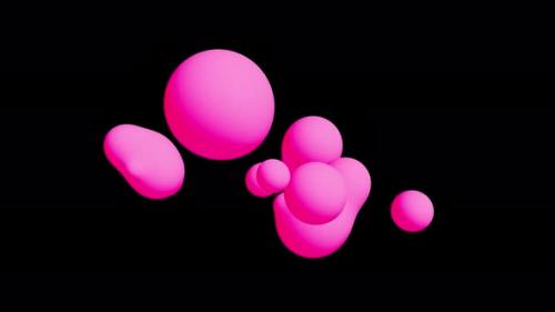 Videohive - Pink Bubbles - 38759176
