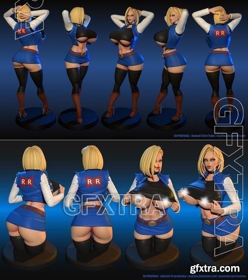 Android 18 by Texelion 3D