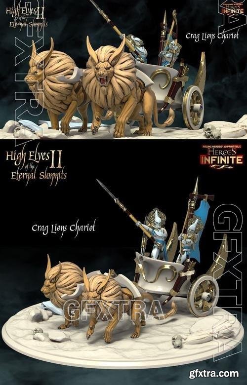 Crag Lion Chariot 3D