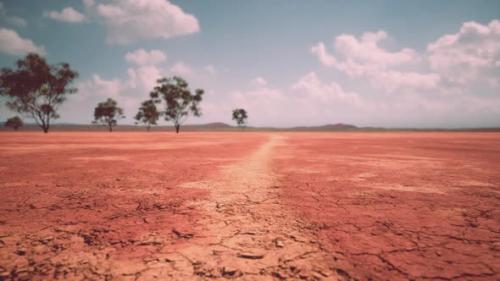 Videohive - Cracked Sand in the Summer with the Sun - 38762113