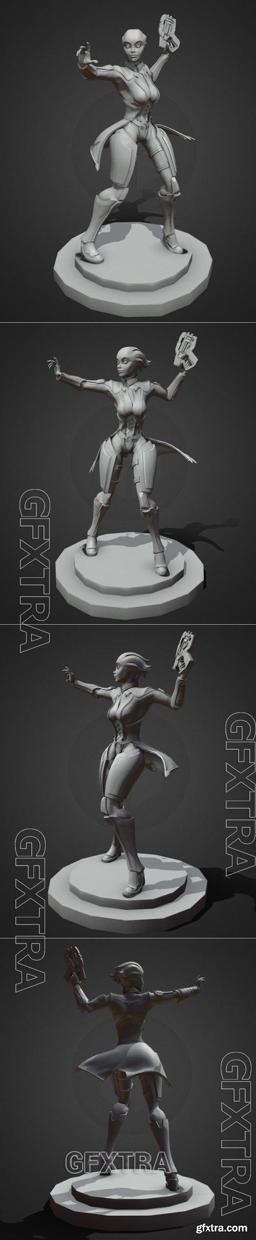 liara statue1 3D