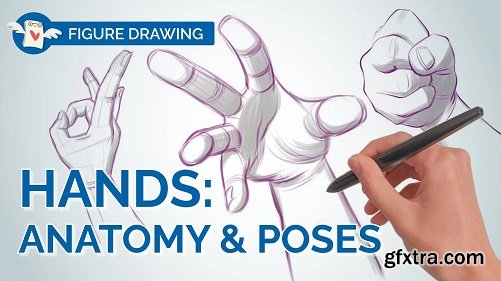 How to Draw Realistic 3D HANDS - Anatomy, Proportions & Dynamic Poses
