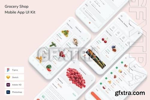 Grocery Shop Mobile App UI Kit DML7RUK