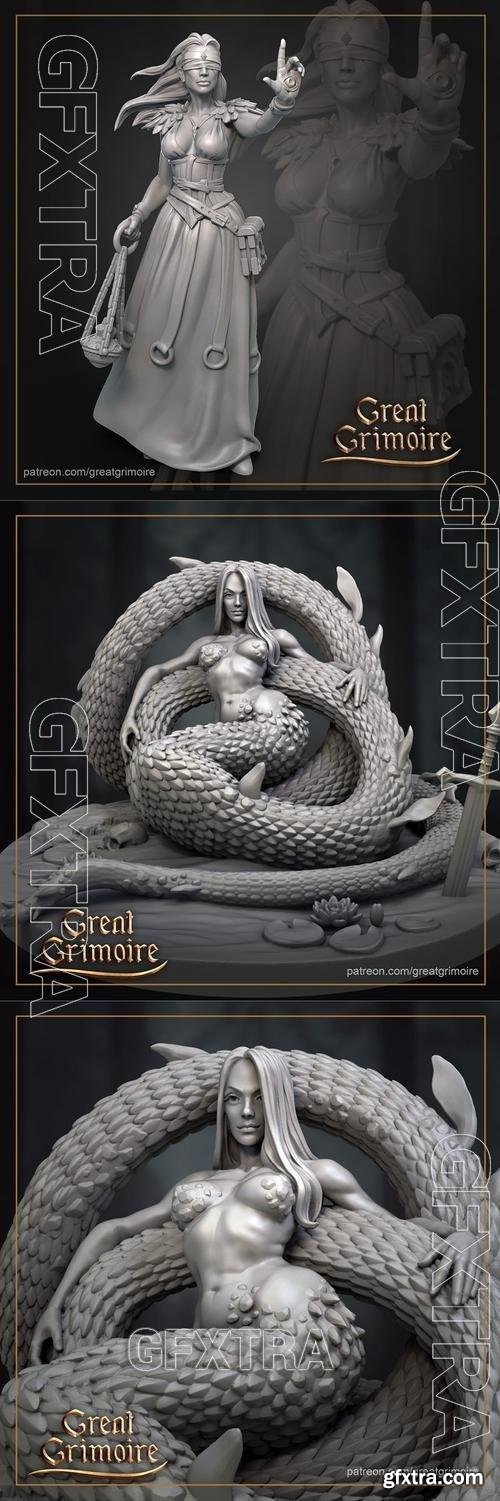 Great Grimoire - Cassandra and Serpent 3D