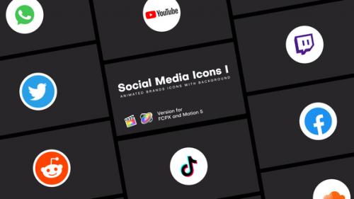 Videohive - Social Media Icons I | FCPX - 38783388