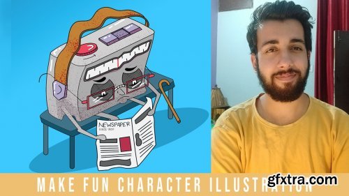 Digital Illustration: Make Fun Character from Daily Objects