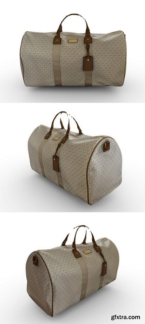 Michael Kors Luggage Travel Duffle Bag 3D Model