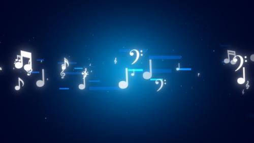 Videohive - Music Notes Background V13 - 38868240