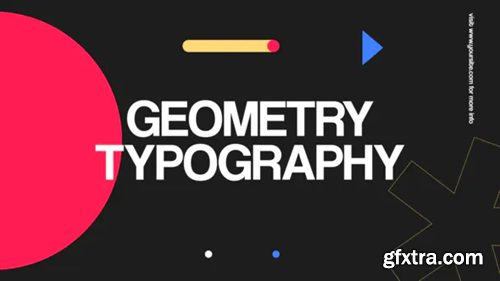 Videohive Geometry Typography 38596173