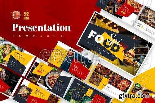 Moby Food PowerPoint Presentation Template YG8EKJF