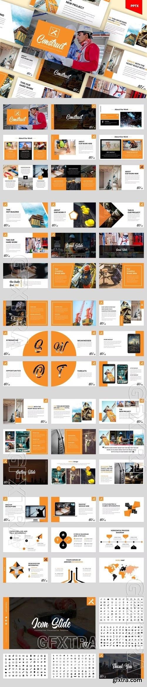 Construction & Building PowerPoint Template ZN7HXW8