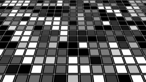 Videohive - Monochrome Field Of Squares - 38791274