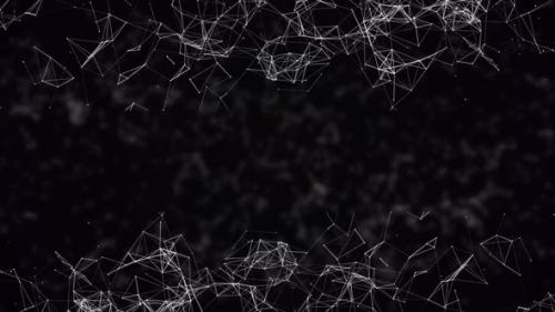 Videohive - plexus Digital network background, Abstract digital connection moving dots and lines. - 38792428