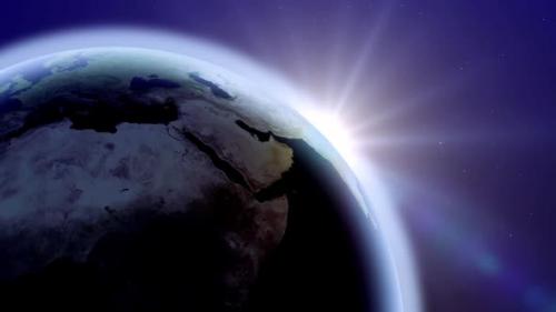 Videohive - Abstract Earth And Lights Are Moving In Round Shape - 38874992