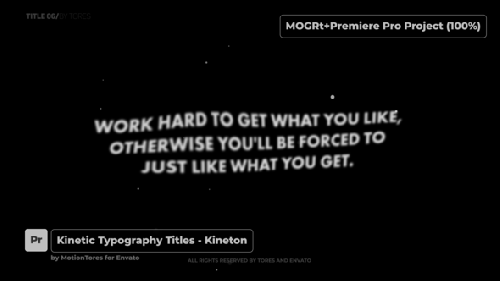Videohive - Kinetic Typography Titles - Kineton \ Premiere Pro - 30602690