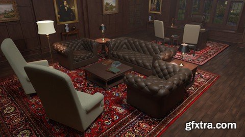 Create A Victorian Room With Blender And Substance Painter