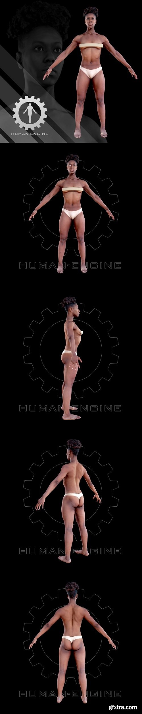 Female Scan - Tiana 3D Model