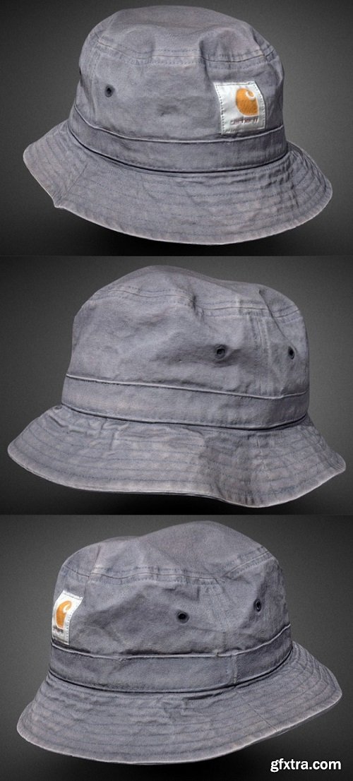 Carhartt Bucket Hat 3D Model