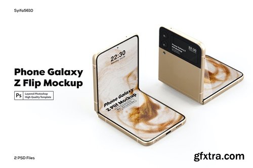 Samsung Galaxy Z Flip Mockup AN2QFJU