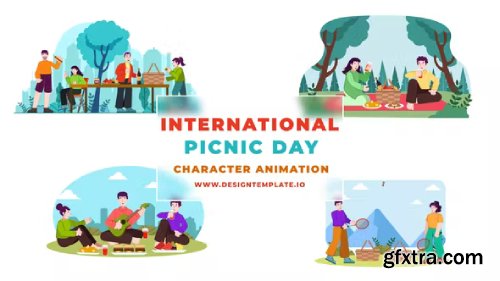 Videohive Happy Weekend Picnic Day Animation 38960566