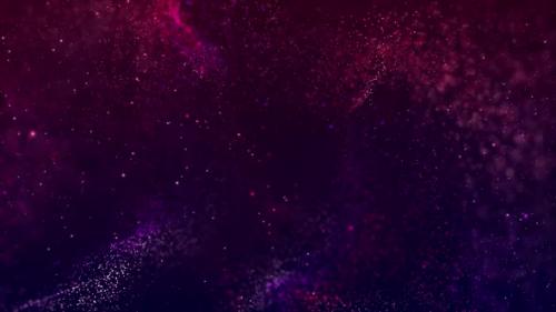 Videohive - Abstract Colorful Glittry And Shiny Particles Background Loop - 38951191