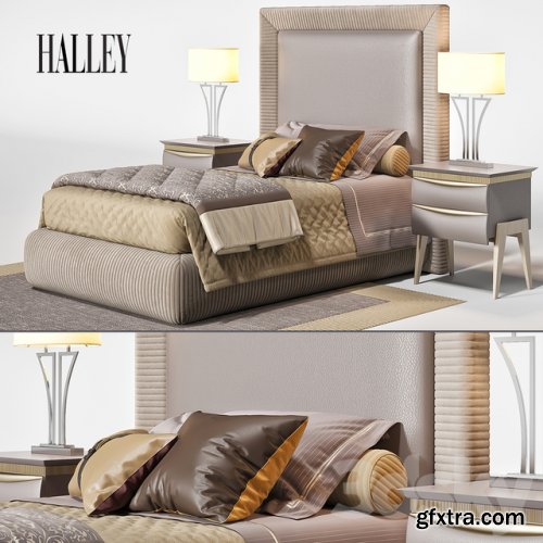 Bed Alex Halley J Collection