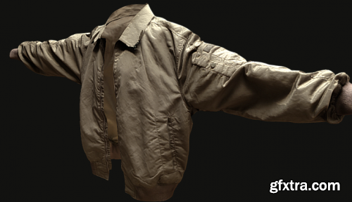 Brown jacket ( 3D Scanned )
