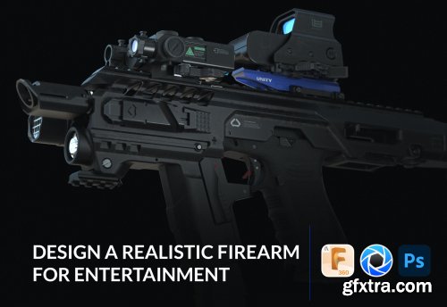 Design a realistic firearm for entertainment