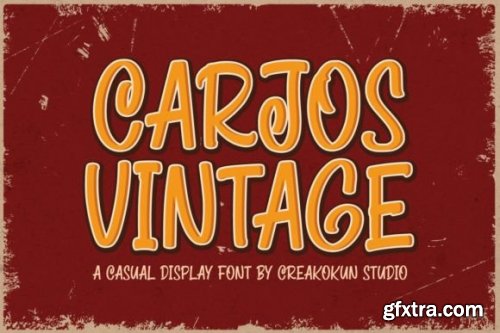 Carjos Vintage Font