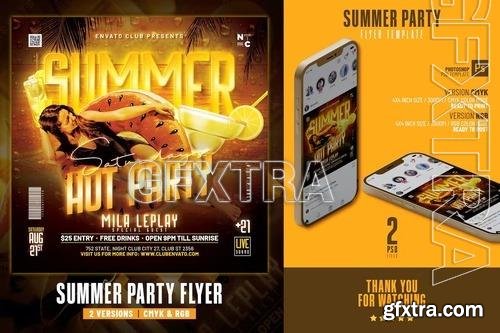 Summer Party Flyer J5AGSHX