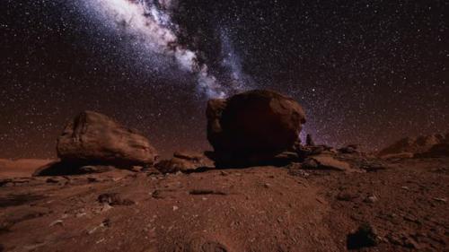 Videohive - Amazing Milky Way Over Monument Valley - 38950543