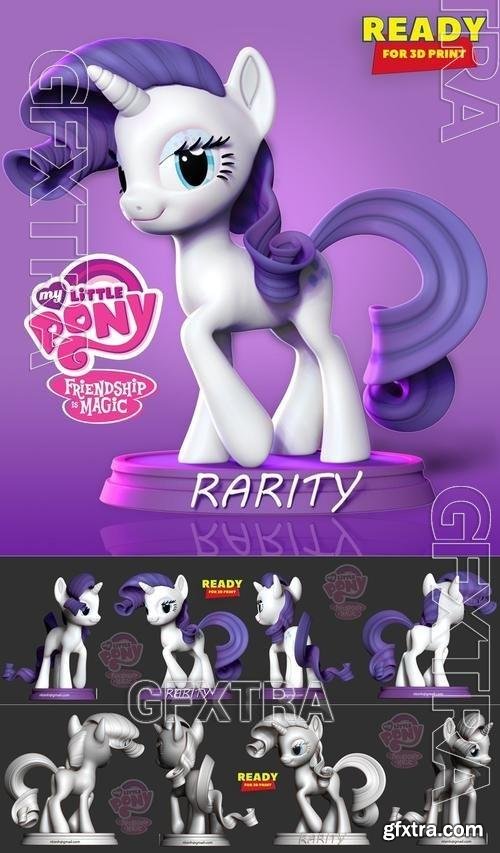 Rarity Little Pony Fanart 3D