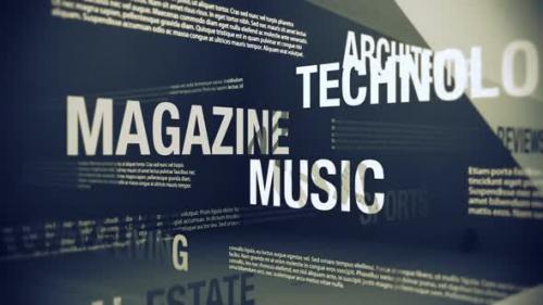 Videohive - Generic Magazine Contents and Sections - 38951319