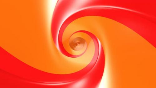 Videohive - Red and Orange Two Colors Loopable Tunnel - 38957901