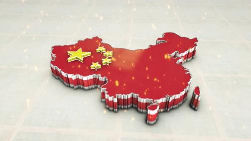 Videohive - China Map Paper - 38964989