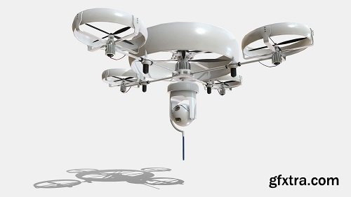 Reconnaissance Spy Drone 3D Model