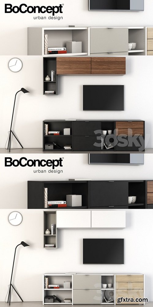 Boconcept Copenhagen Lugano 3d model