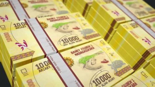 Videohive - Madagascar Ariary money banknotes pack seamless loop - 38993076