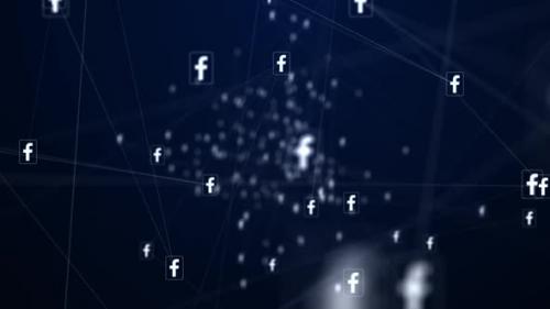 Videohive - Facebook Icon Connection Network - 39003466