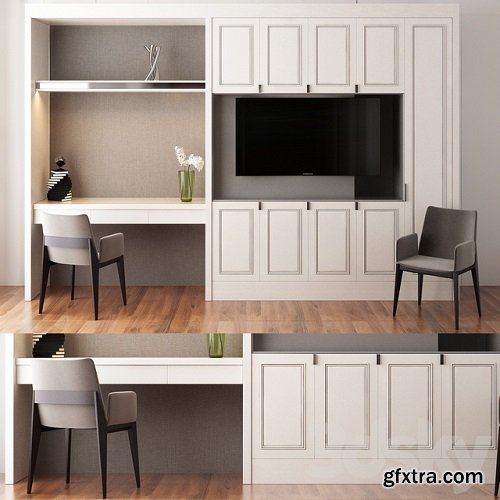 Built-in cabinetry 3d model