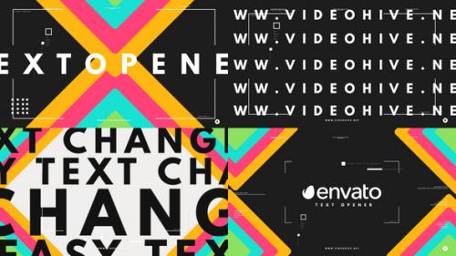 Videohive - Text Opener - 39045094