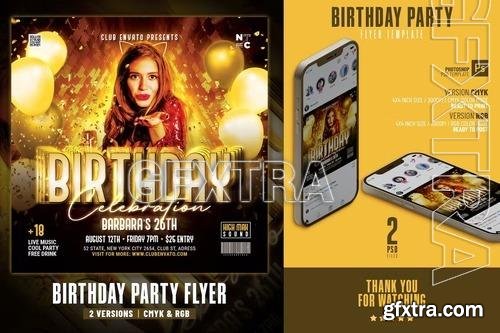 Birthday Party Flyer | DJ Party Flyer BJWBXCS