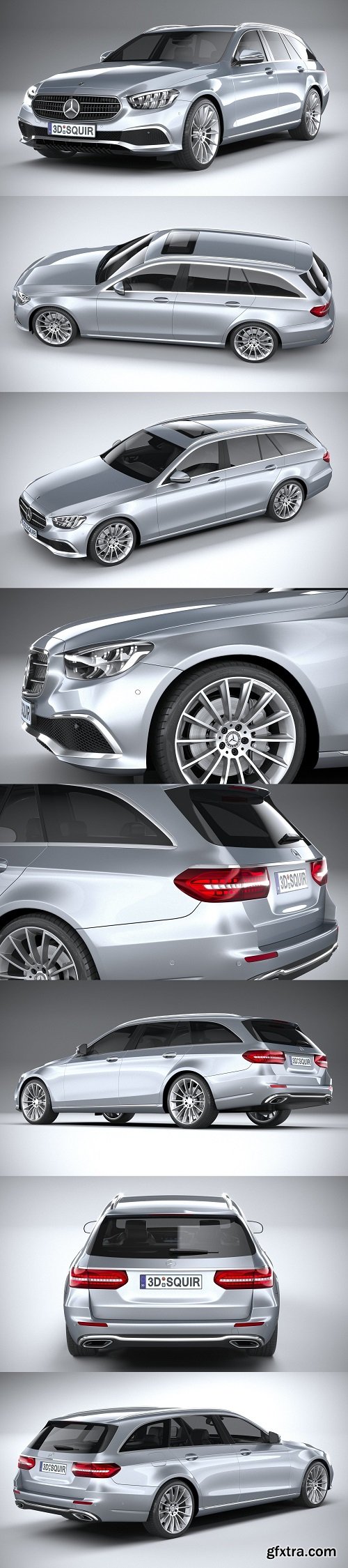 Mercedes-Benz E-Class Estate basic 2021 3d Model