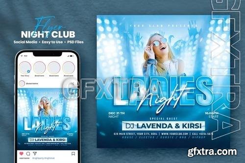 Night Club Flyer - Lavenda CL69QXW